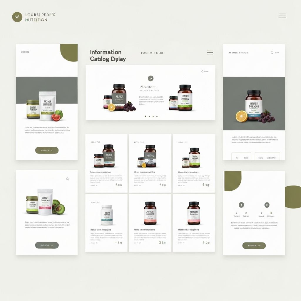 Informational nutrition store concept